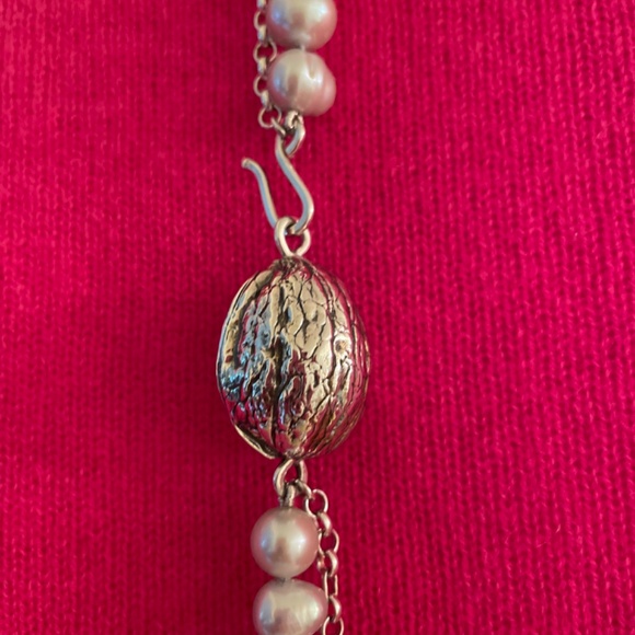 Incredible Mignon Fagot Sterling, Amethyst & Pearl 42” Necklace! - Picture 3 of 4